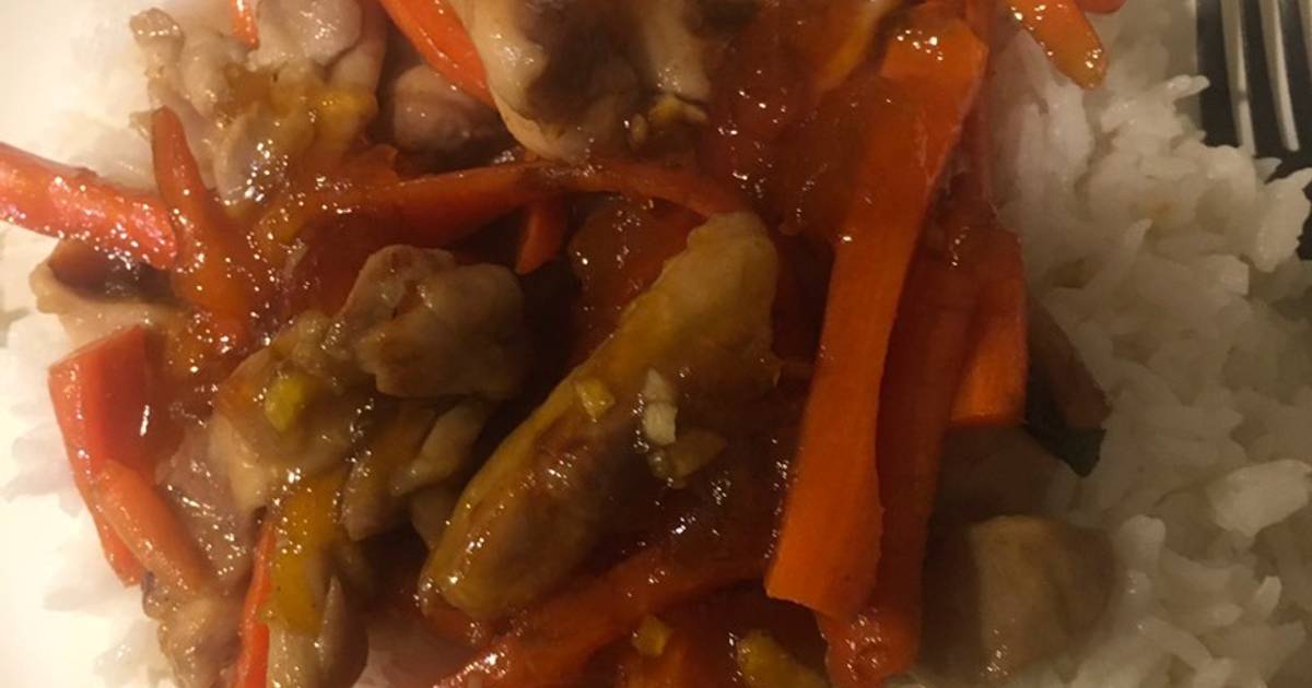 Twicefried chicken thighs with plum sauce Recipe by Richard Scott