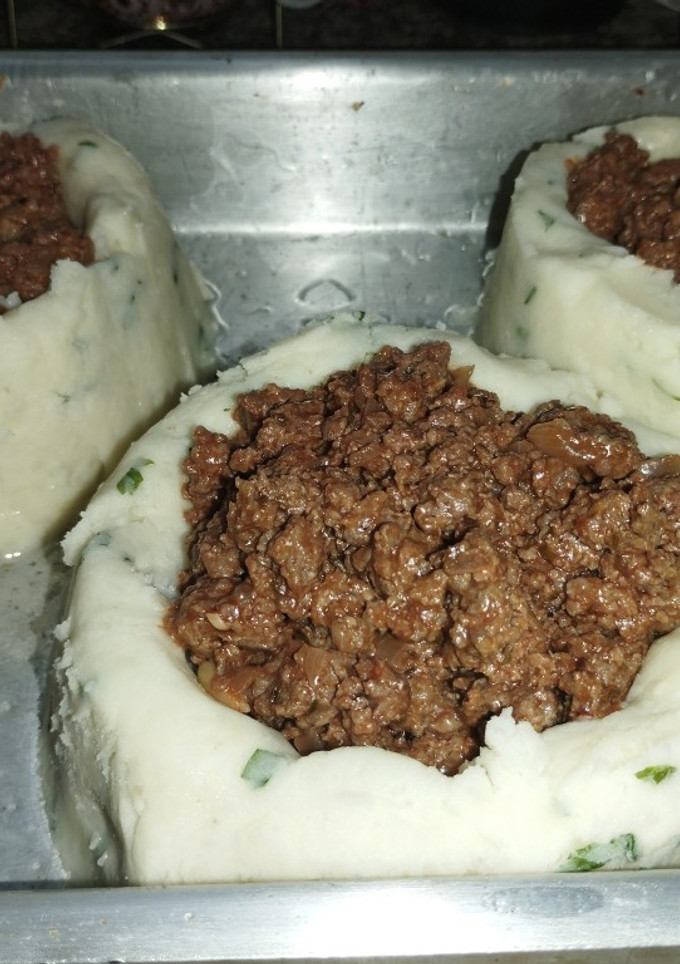 Una foto de Nidos de puré
