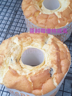 蔓越莓優格戚風蛋糕 的食譜成品照片