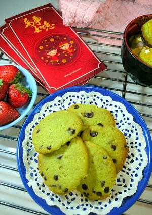 Foto resep Cookies Macha chocochips renyah