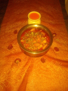 Aloo Matar ki sabji Burgonyás zöldborsó curry🇳🇪 recept fotója
