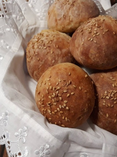 Una foto de Panecillos de hamburguesas