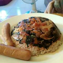 รูปของ Nasi Jamur🍄 Bayam Merah