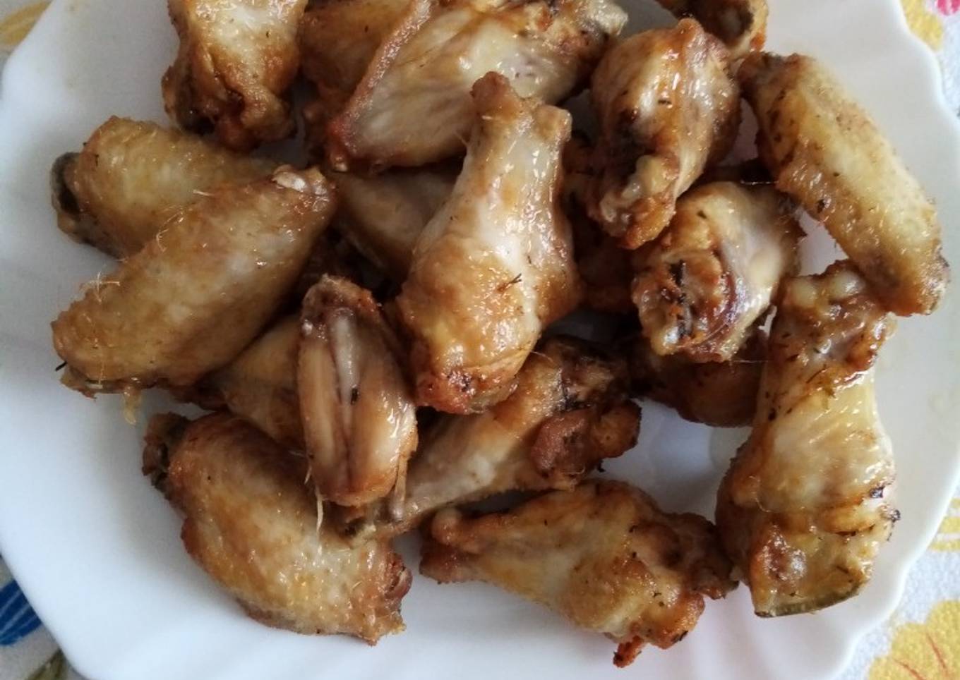 Alitas de pollo especiadas a mi manera