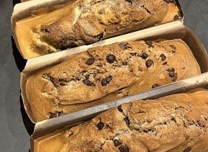 Una foto de Budín marmolado con chips de chocolate! Ideal para vender 🍫