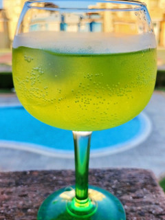 Una foto de Cocktail sabor melón