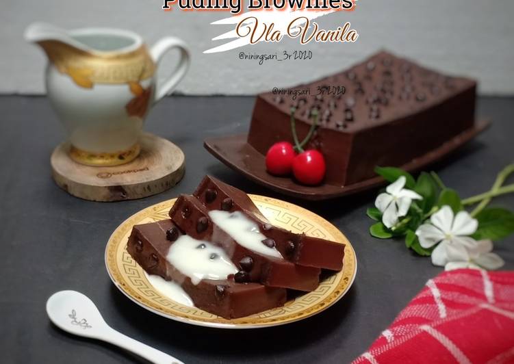 Puding Brownies Vla Vanilla