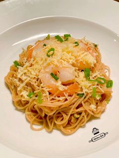 Foto resep Garlic Noodle with Prawn