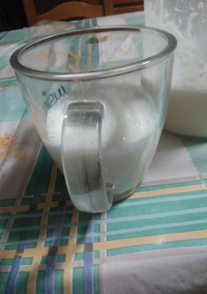 Una foto de Mi batido hoy de limón con canela