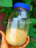 Homemade tigernut powder