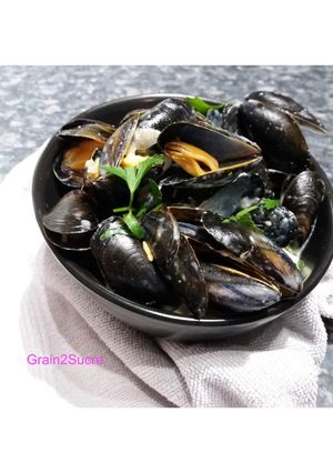 Une photo de Moules à la crème de reblochon