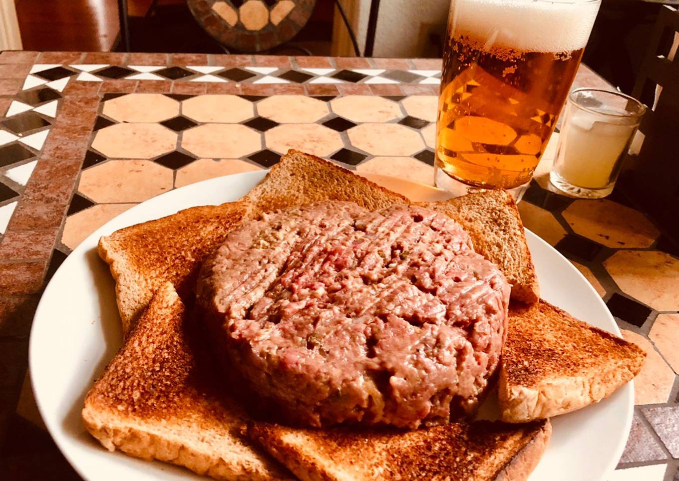 El Hackepeter de mi abuelo (carne tártara estilo alemán)