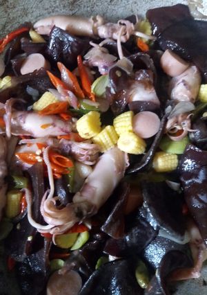 Foto resep Oseng komplit.