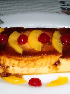 Una foto de Tarta de melocotón
