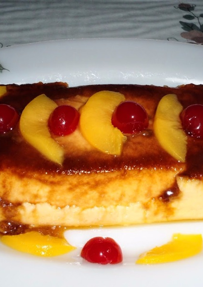 Una foto de Tarta de melocotón