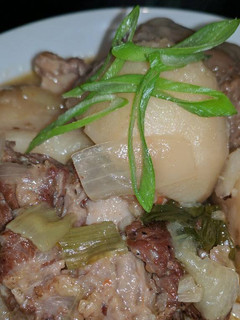 A picture of Oxtail stew.