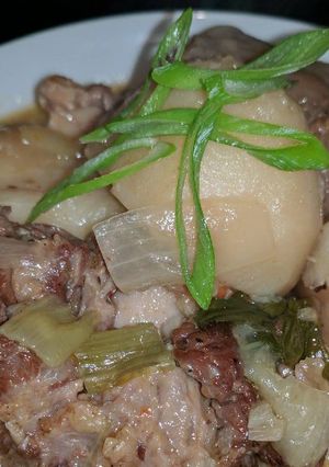 A picture of Oxtail stew.