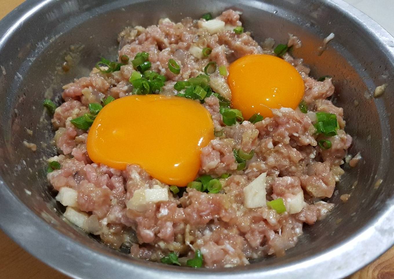 Tim Daging Telur Asin