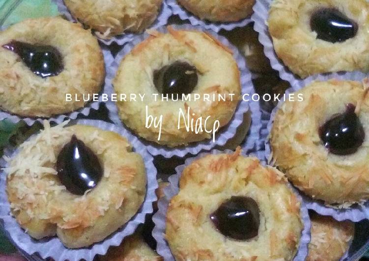 19. Blueberry Thumbprint Cookies