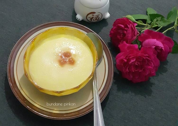 #24 Puding susu telor / sweet steamed egg