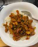 Édes savanyú csirke wok zöldséggel