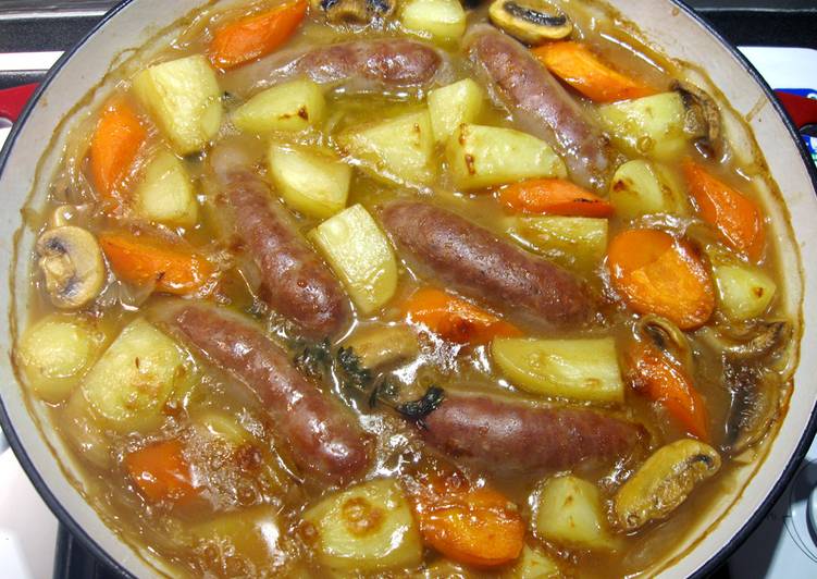 Simple Way to Prepare Speedy Sausage & Potato Casserole