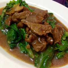 A picture of Kailan daging sapi.