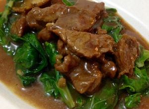 Foto resep Kailan daging sapi