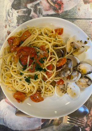รูปของ สปาเกตตีหอยตลับ (Vongole)