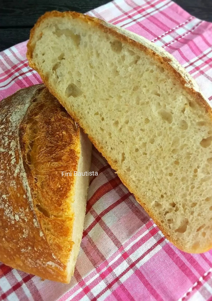 Una foto de Pan de trigo con sémola masa vieja y masa madre