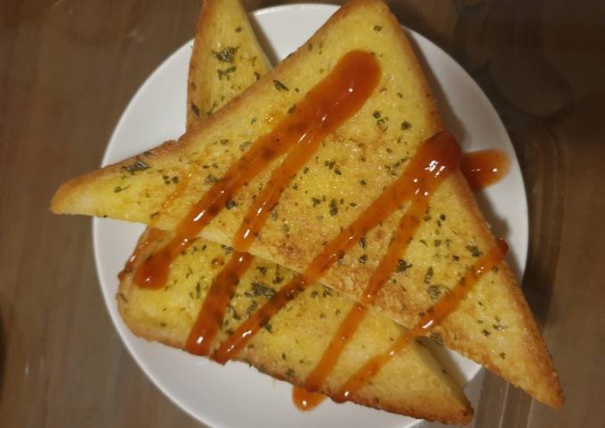 Langkah Mudah untuk Membuat Roti panggang telur, Menggugah Selera