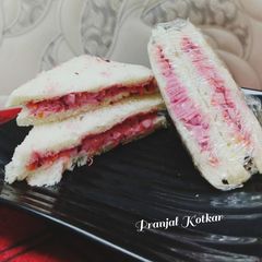 A picture of Vegetable Cream Cheese Sandwich.