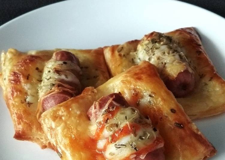 Sausage Cheese w/ Mayo Puff Pastry 🌭🧀
