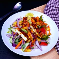 Grilled Paneer Salad A picture of Grilled Paneer Salad.