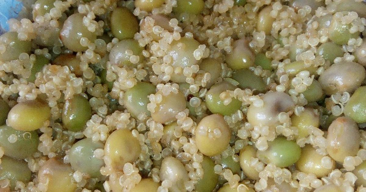 Quinoa and Green Pigeon Peas Salad Recipe by Grace's Lab Cookpad