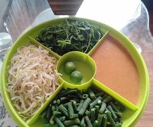 Fresh, Menyajikan Pecel sayur Gurih Mantul