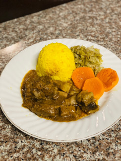 A picture of Amasi Beef stew.