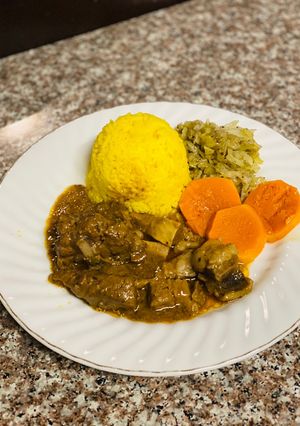 A picture of Amasi Beef stew.