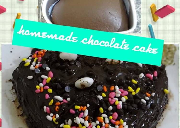 Simple Way to Prepare Speedy Homemade Eggless Chocolate Cake Without Condensed milk