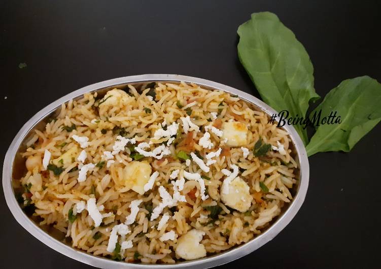 Palak Paneer  Pulao