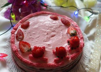 Easiest Way to Prepare Yummy Strawberry Cake