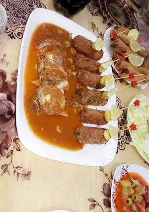 صورة لوصفة أصابع الدجاج بلحم الغنم