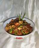 Arroz yakimeshi mixto
