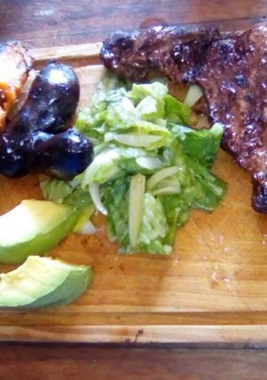 Una foto de Solomo al chimichurri