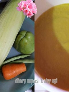 Foto resep Bubur jagung kuning -MPASI 6+