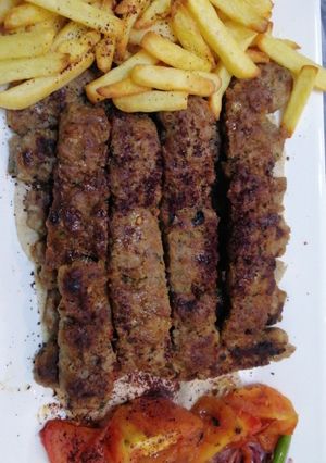 صورة لوصفة كباب لحم