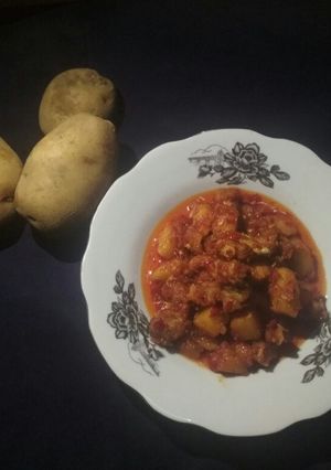 Foto resep Sambal kentang asin cucut