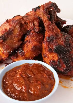 Foto resep Ayam bakar bumbu rujak