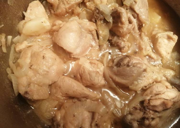 Pollo en salsa fácil y rico 😋