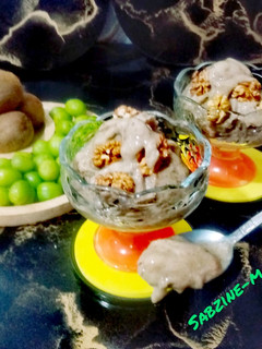 عکسی از دستور بستنی موزی شوکولاتی